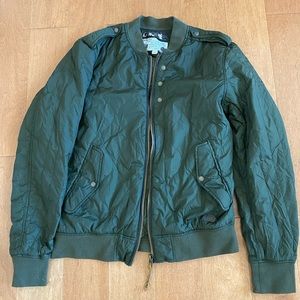 Diesel Olive Green Bomber Jacket